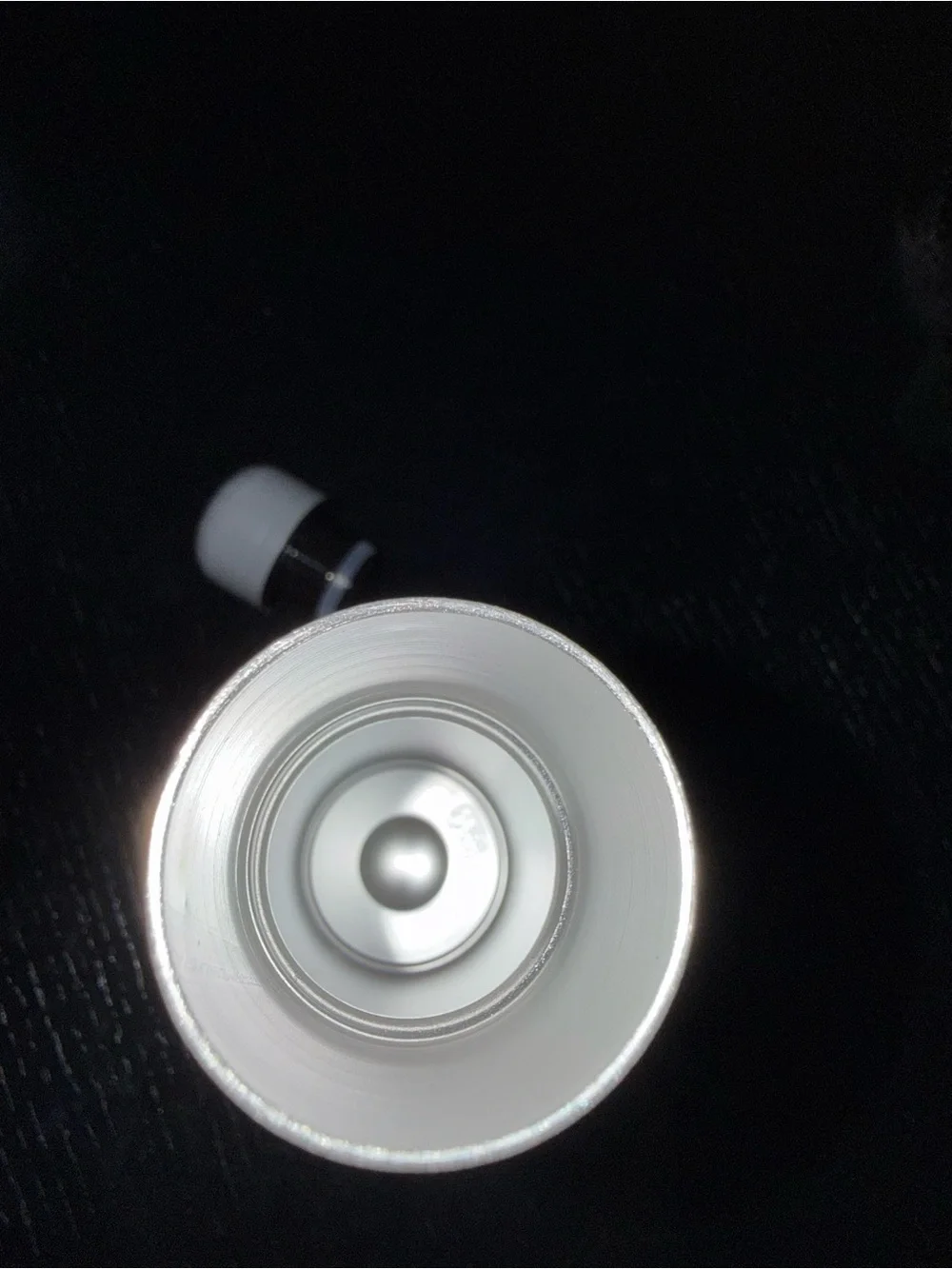 Matte Cream Insulated Bottle with Subtle Logo - Picture 4 of 5